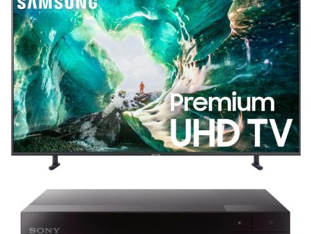 Samsung 75-inch RU8000 LED Smart 4K UHD TV 2019 + Sony Blu-ray Disc Player on Sale