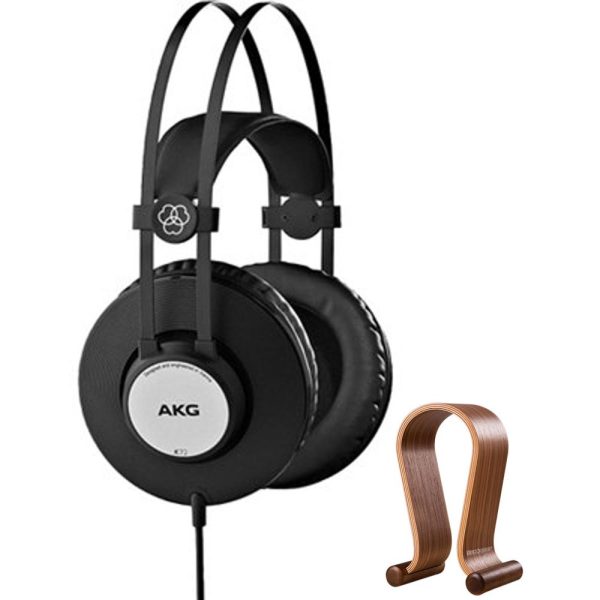 AKG Pro Audio K72 Closed-Back Studio Headphones with Headphone Display Stand For Cheap