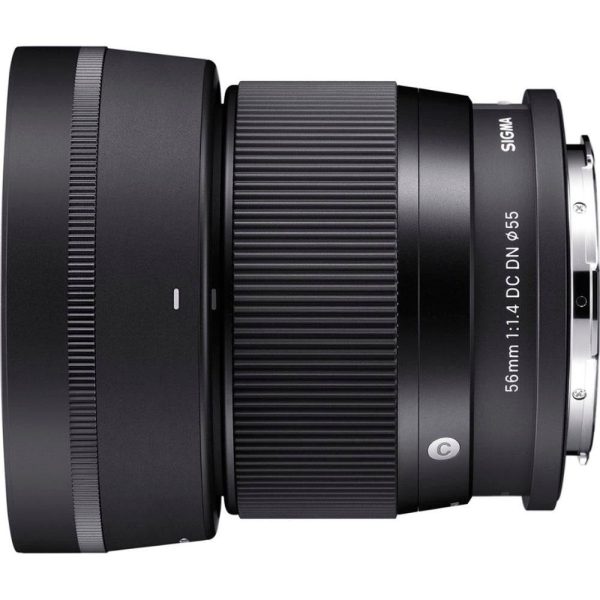 Sigma 56mm F1.4 DC DN C Contemporary Lens for L-Mount + Lexar 64GB Memory Card For Discount