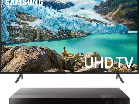 Samsung 50  RU7100 LED Smart 4K UHD TV 2019 + Sony Blu-ray Disc Player Online Hot Sale