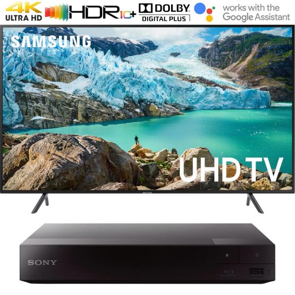 Samsung 50  RU7100 LED Smart 4K UHD TV 2019 + Sony Blu-ray Disc Player Online Hot Sale