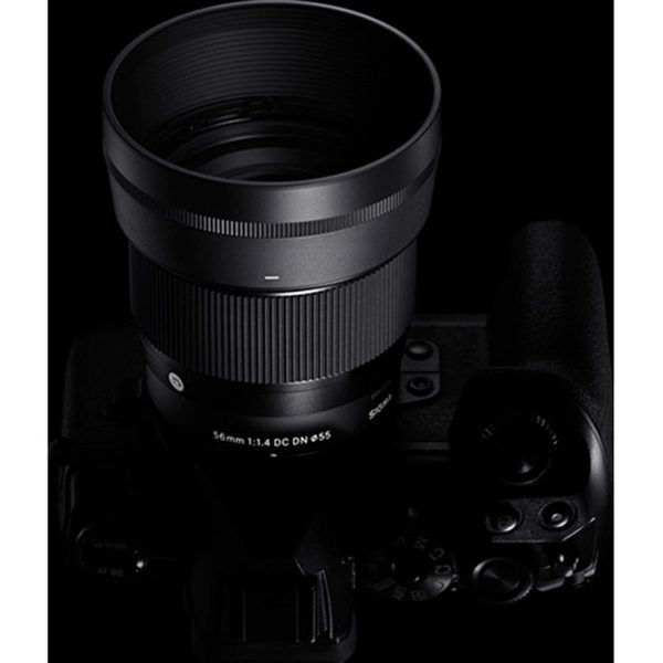 Sigma 56mm F1.4 DC DN C Contemporary Lens for L-Mount + Lexar 64GB Memory Card For Discount