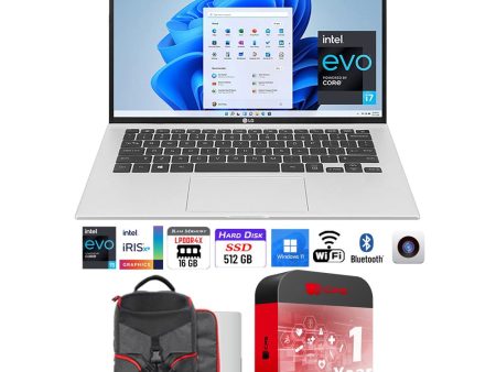 LG gram 14  Ultra-Lightweight Laptop w  Intel Evo 11th Gen, i7 +Backpack Bundle For Discount