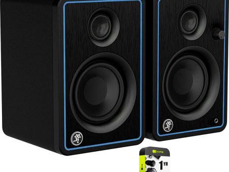 Mackie 3  Creative Reference Multimedia Studio Monitors Blue + Extended Warranty Fashion