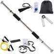 Sunny Health and Fitness Doorway Chin Up Bar (Max 220lbs) + 7-Piece Fitness Kit Online Hot Sale