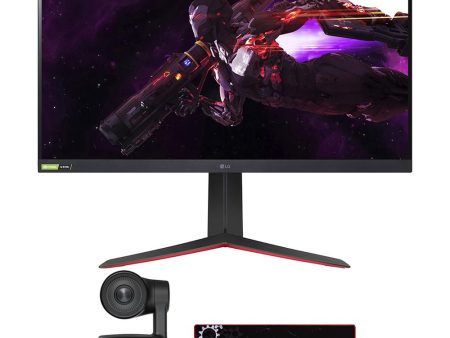 LG 32  UltraGear QHD Nano IPS 165Hz HDR Monitor w  AI Webcam Bundle Online Sale