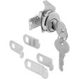 Prime-Line Nickel Steel Counter Clockwise Mailbox Lock Supply