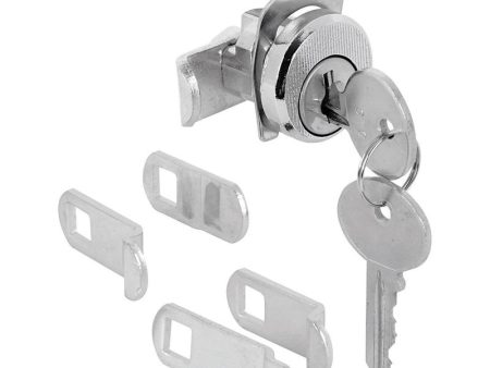 Prime-Line Nickel Steel Counter Clockwise Mailbox Lock Supply