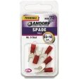 Jandorf 22-18 Ga. Insulated Wire Terminal Spade Red 5 pk Online now