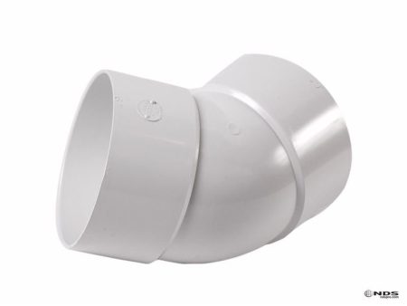 NDS Schedule 35 6 in. Hub each X 6 in. D Hub PVC Elbow 1 pk Online Sale