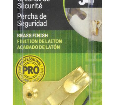 Hillman AnchorWire Brass-Plated Silver Safety Picture Hanger 75 lb 1 pk Sale