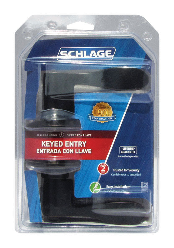 Schlage Accent Aged Bronze Entry Lockset 1-3 4 in. Online Sale