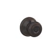 Schlage Georgian Aged Bronze Entry Lockset 1-3 4 in. Sale