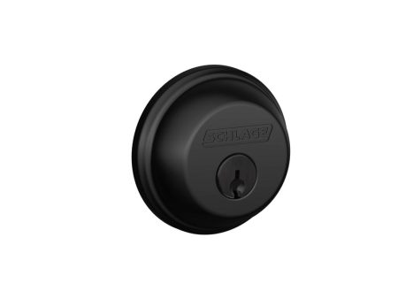 Schlage Matte Black Metal Single Cylinder Deadbolt Sale