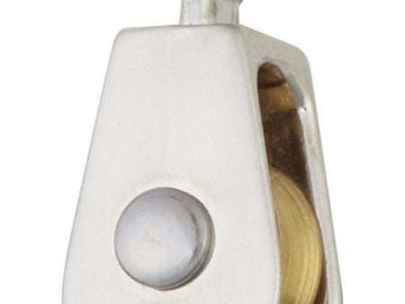 Campbell 3 4 in. D Nickel Copper Ridge Eye Pulley Online Hot Sale