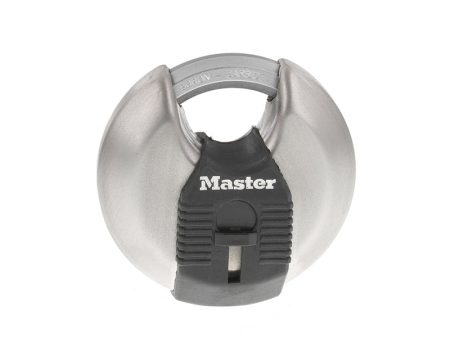 Master Lock 2-3 4 in. H X 1-13 64 in. W X 2-3 4 in. L Steel Ball Bearing Locking Disk Padlock Keyed Online