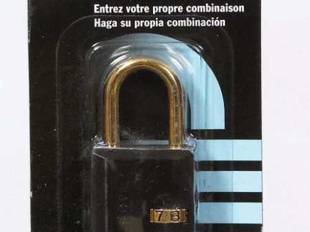 Master Lock 1-13 16 in. H X 9 16 in. W X 1-3 16 in. L Steel 3-Dial Combination Padlock on Sale