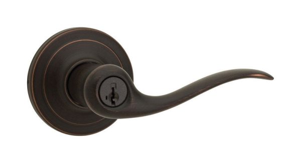 Kwikset SmartKey Tustin Venetian Bronze Entry Lockset KW1 1-3 4 in. Sale