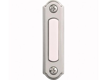 Heath Zenith Satin Nickel Silver Metal Wired Pushbutton Doorbell - Total Qty: 1 Sale