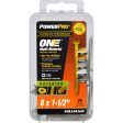 HILLMAN POWERPRO ONE No. 8 X 1-1 2 in. L Star Flat Head Multi-Material Screw 25 pk Online Sale