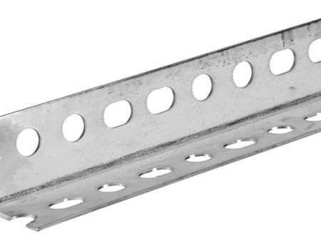 SteelWorks 0.048 in. X 1-1 4 in. W X 48 in. L Zinc Plated Steel Slotted Angle Online Hot Sale