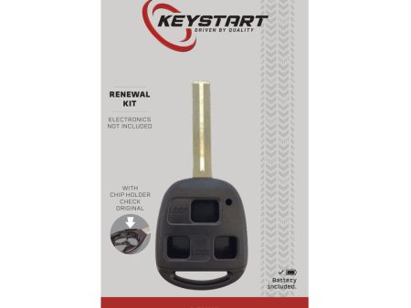 KeyStart Self Programmable Remote Automotive FOB Key Blank CP029 Double For Lexus For Sale