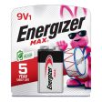 Energizer Max Premium 9-Volt Alkaline Batteries 1 pk Carded Sale