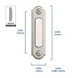 Heath Zenith Satin Nickel Silver Metal Wired Pushbutton Doorbell - Total Qty: 1 Sale