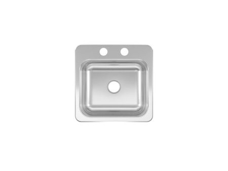 Franke Kindred Stainless Steel Top Mount 15 in. W X 15 in. L Single Bowl Bar Sink Online Hot Sale