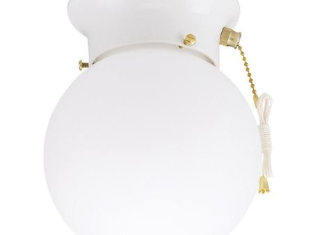 Westinghouse 7.25 in. H X 6 in. W X 6 in. L White Ceiling Fixture Online Sale