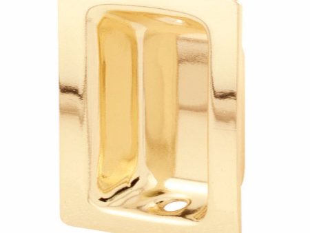 Prime-Line 3.25 in. L Brass-Plated Gold Steel Pull Handle Fashion