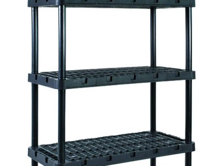 Gracious Living Knect-A-Shelf 72 in. H X 36 in. W X 18 in. D Plastic Shelving Unit Fashion