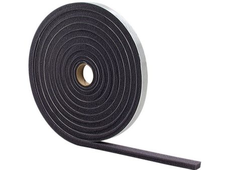 M-D Gray Foam Weather Stripping Tape For Doors and Windows 17 ft. L X 1 2 in. Discount