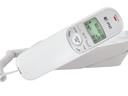 AT&T 1 Handle Analog Telephone White Online