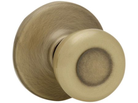 Kwikset Tylo Antique Brass Passage Lockset 1-3 4 in. Discount