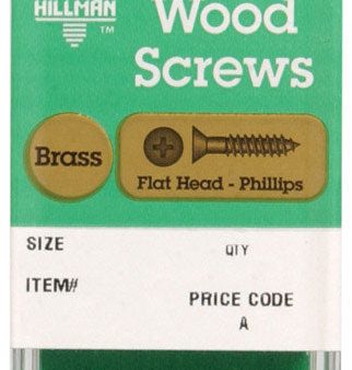 Hillman No. 6 X 1 in. L Phillips Wood Screws 10 pk Fashion