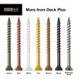 Deck Plus No. 8 X 1-5 8 in. L Red Star Flat Head Exterior Deck Screws 1 lb 1 pk on Sale