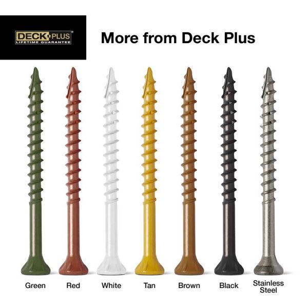 Deck Plus No. 8 X 1-5 8 in. L Red Star Flat Head Exterior Deck Screws 1 lb 1 pk on Sale