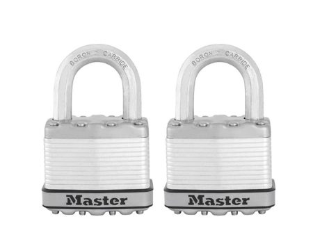 Master Lock 3-3 32 in. H X 1-13 64 in. W X 2 in. L Steel Ball Bearing Locking Padlock Keyed Alike Fashion