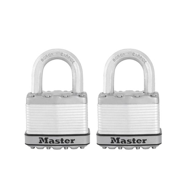 Master Lock 3-3 32 in. H X 1-13 64 in. W X 2 in. L Steel Ball Bearing Locking Padlock Keyed Alike Fashion