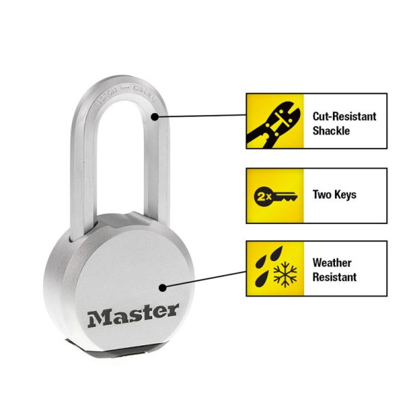 Master Lock 4-45 64 in. H X 1-19 64 in. W X 2-1 2 in. L Steel Ball Bearing Locking Padlock Keyed Ali Online Hot Sale