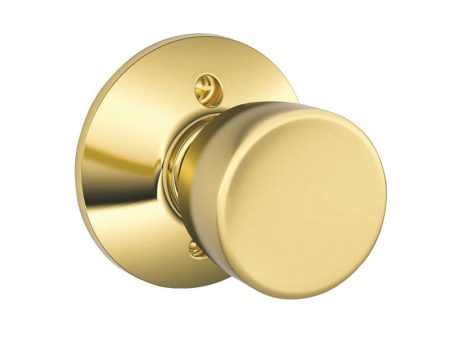 Schlage Bell Bright Brass Dummy Knob Right or Left Handed Online now