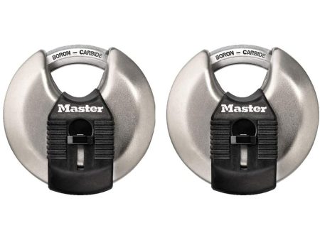 Master Lock 2-3 4 in. H X 1-13 64 in. W X 2-3 4 in. L Steel Ball Bearing Locking Shrouded Padlock Ke Online Sale