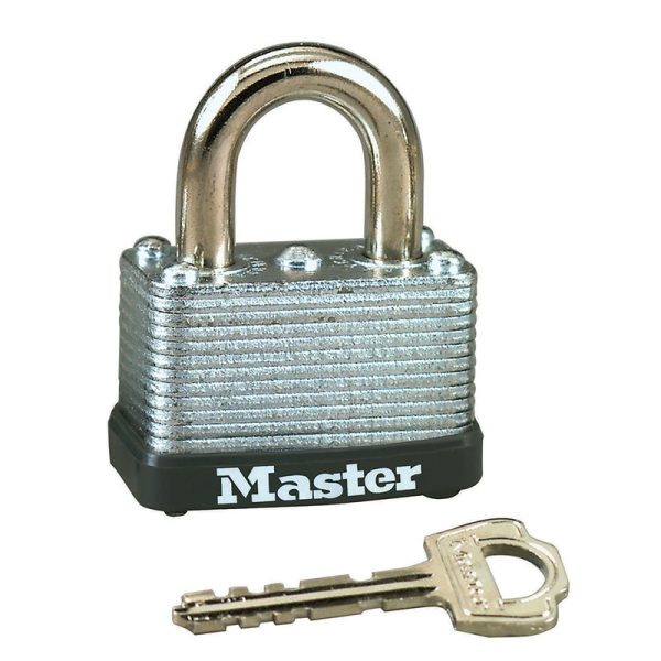 Master Lock 1-1 2 in. W Laminated Steel Warded Locking Padlock Online now