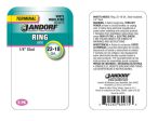 Jandorf 22-18 Ga. Insulated Wire Terminal Ring Red 5 pk Fashion