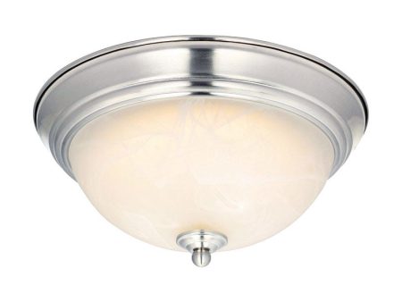 Westinghouse LED 5.5 in. H X 11 in. W X 11 in. L Brushed Nickel Ceiling Light Online Hot Sale