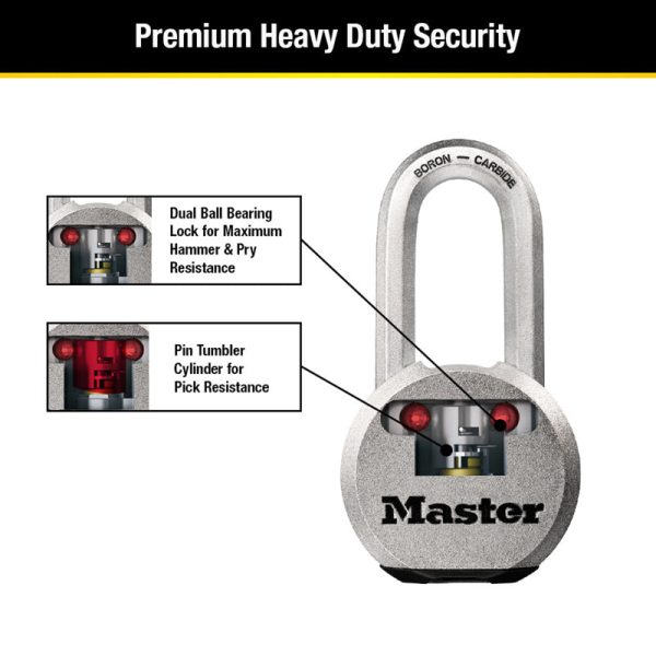 Master Lock 4-45 64 in. H X 1-19 64 in. W X 2-1 2 in. L Steel Ball Bearing Locking Padlock Keyed Ali Online Hot Sale