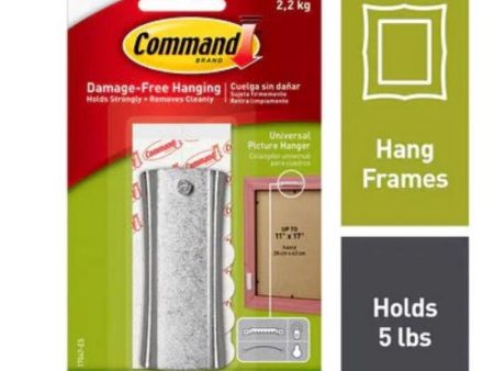 3M Command Plastic Coated White Small Picture Hanger 5 lb 3 pk Online Hot Sale