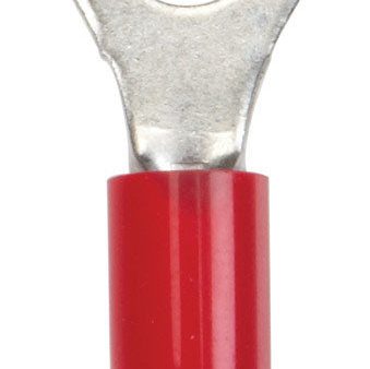 Jandorf 22-18 Ga. Insulated Wire Terminal Spade Red 5 pk Online now