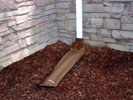 Frost King Drain Away 0.1 in. H X 9 in. W X 46 in. L Brown Vinyl Downspout Extension Online Hot Sale